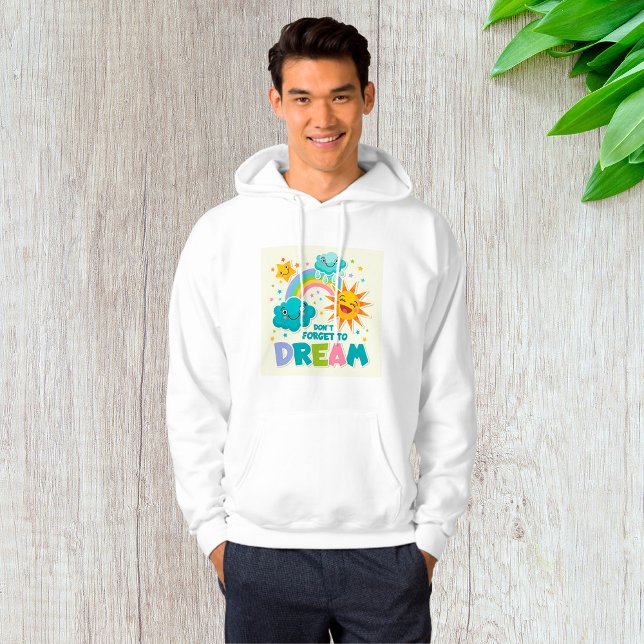 Vergessen Sie nicht, inspirierende Sonnenwolken zu Hoodie (Von Creator hochgeladen)