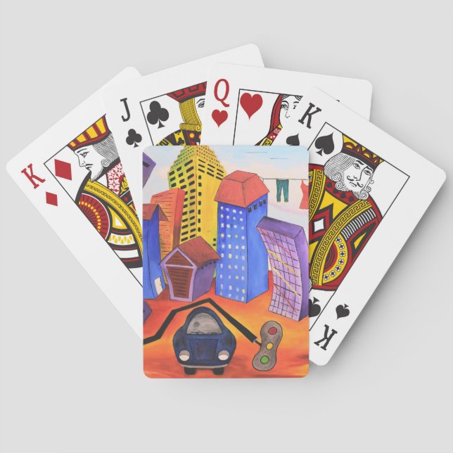 Vergessen Sie nicht, Karten zu spielen, die wackel Spielkarten (Rückseite)