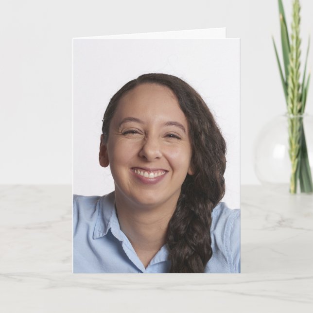 Vergessen Sie nicht, mir danken zu schicken Sie, Dankeskarte (Vorderseite)