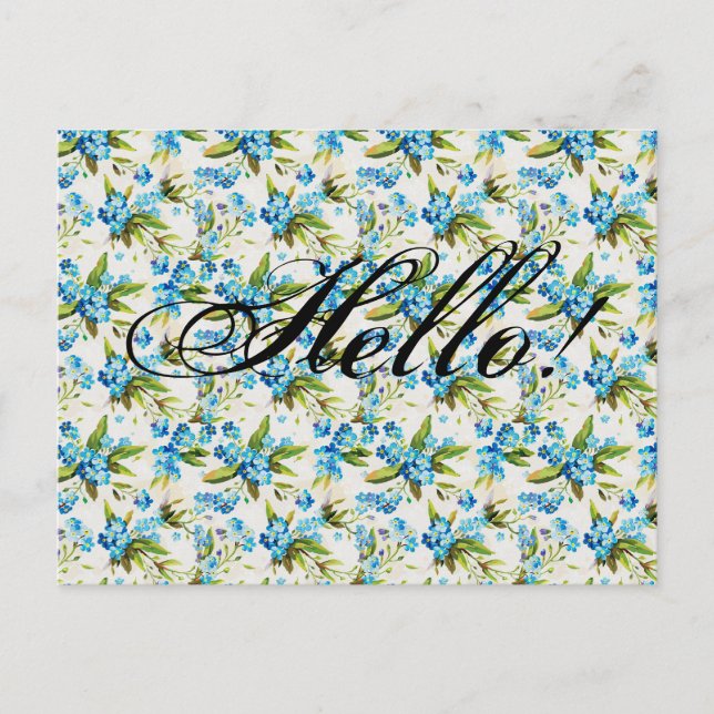 Vergessen Sie nicht Postkarte (Vorderseite)