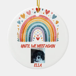 Vergessen Sie nicht Weihnachten Bauble Rainbow Bri Keramik Ornament