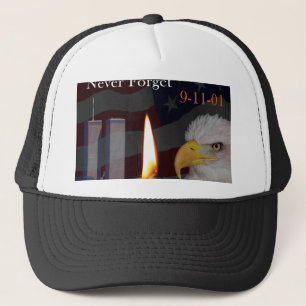 Vergessen Sie nie 9-11-01 Truckerkappe