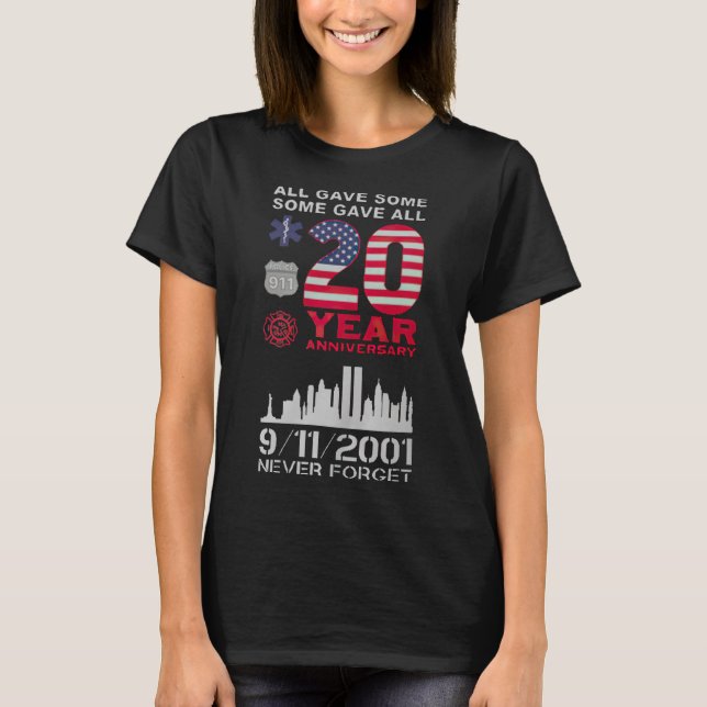 Vergessen Sie nie 9 11 T - Shirt (Vorderseite)