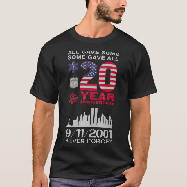 Vergessen Sie nie 9 11 T-Shirt (Vorderseite)