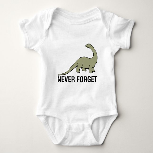 Vergessen Sie nie Baby Strampler (Vorderseite)