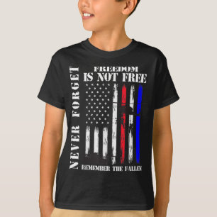Vergessen Sie nie die Freiheit ist nicht die freie T-Shirt