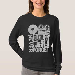 Vergessen Sie nie die Gänsehaut der Videokassetten T-Shirt