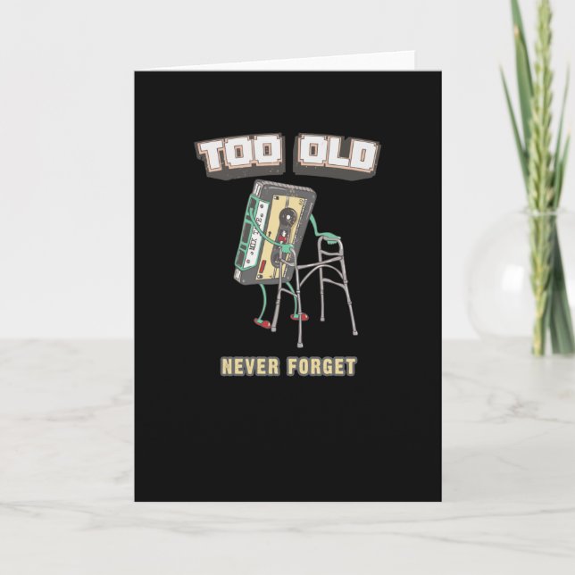 Vergessen Sie nie Karte (Vorderseite)