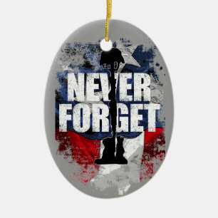 Vergessen Sie nie Keramik Ornament