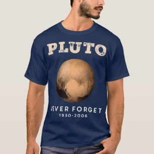 Vergessen Sie nie, Pluto Kostüm Retro Vintagen Ra T-Shirt