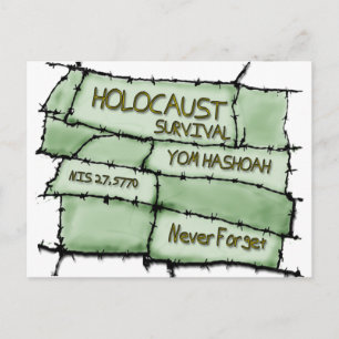 Vergessen Sie nie Postkarte