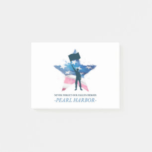 Vergessen Sie nie unseren gefallenen Heroes Pearl  Post-it Klebezettel