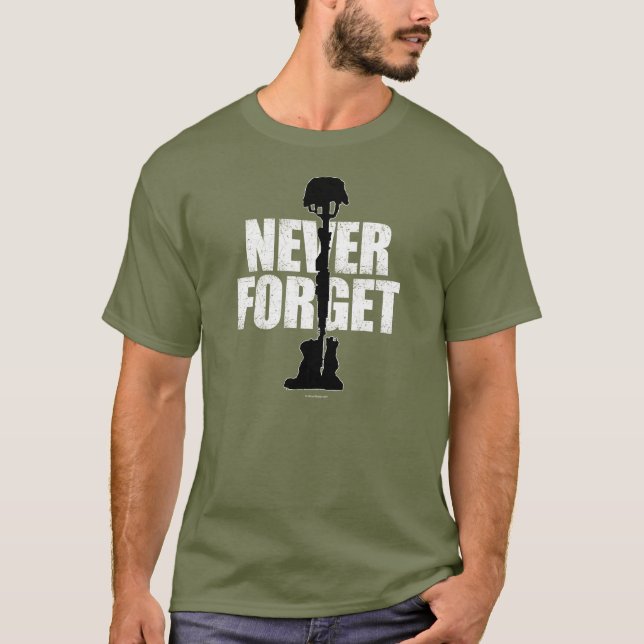 Vergessen Sie nie (Volkstrauertag) T-Shirt (Vorderseite)