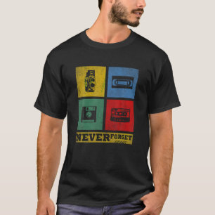 Vergessen Sie niemals Cassette Tape VHS Gamer Old T-Shirt