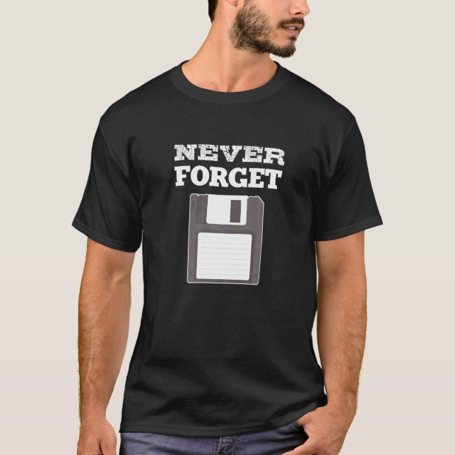 Vergessen Sie niemals Computer Nerd Premium T-Shirt (Vorderseite)