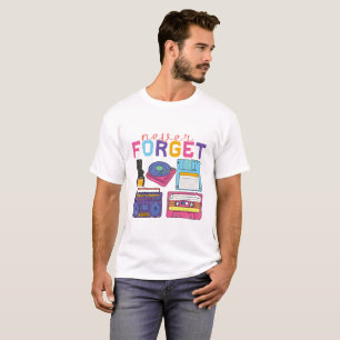 Vergessen Sie niemals die alte Schule für das Kass T-Shirt