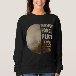 Vergessen Sie niemals die Planet-Raumfahrtwissensc Sweatshirt