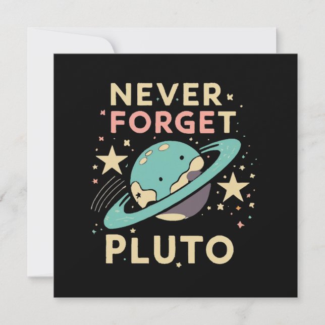 Vergessen Sie niemals die Weltraumwissenschaft (Vorderseite)