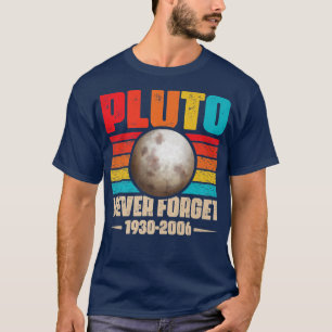 Vergessen Sie niemals Pluto Shirt Nerdy Astronomy