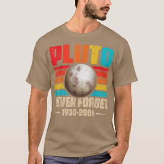 Vergessen Sie niemals Pluto Shirt Nerdy Astronomy
