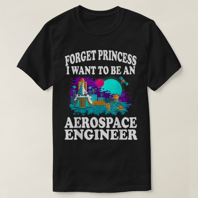 Vergessen Sie Prinzessin, die ich als Luftfahrting T-Shirt (Design vorne)