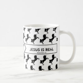 VERGESSEN UNICORNS JESUS IST WIRKLICH Christlich Kaffeetasse