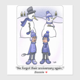 Vergessene Anniversary Square Sticker