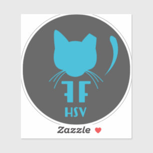 Vergessene Felines von Huntsville Vinyl Stickers Aufkleber
