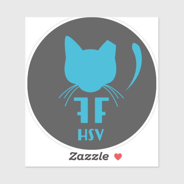 Vergessene Felines von Huntsville Vinyl Stickers Aufkleber (Blatt)
