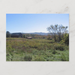 vergessene Scheune Postkarte