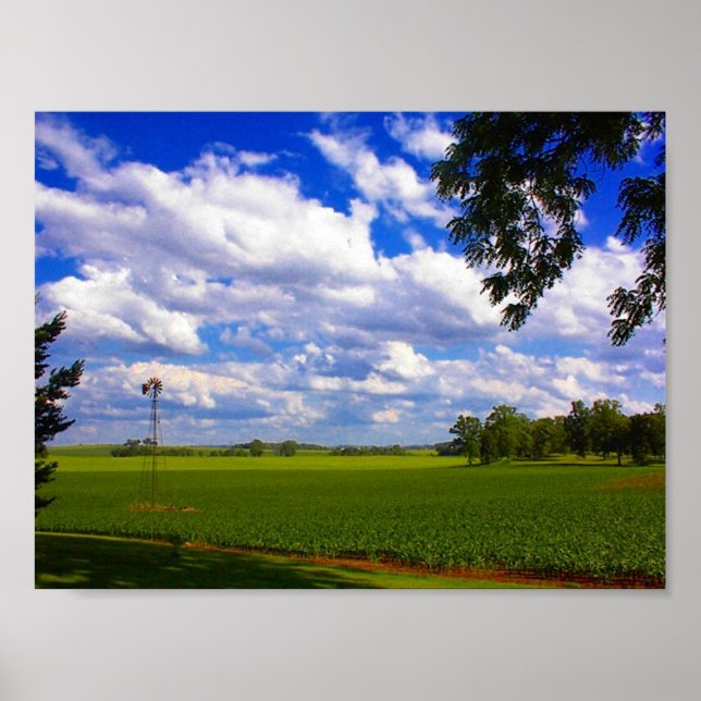 Vergessene Windmühle Poster (Vorne)