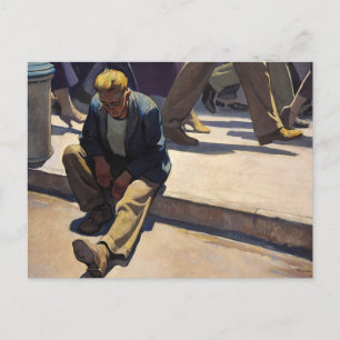 Vergessener Mann, 1934 von Maynard Dixon Postkarte