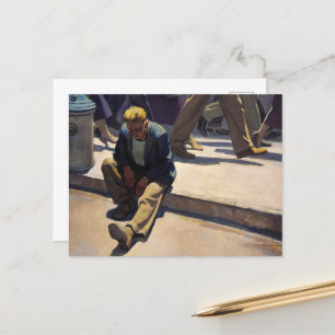 Vergessener Mann von Maynard Dixon Feiertagspostkarte