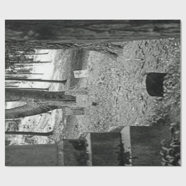 Vergessenes Grab Geschenkpapier (Flach)