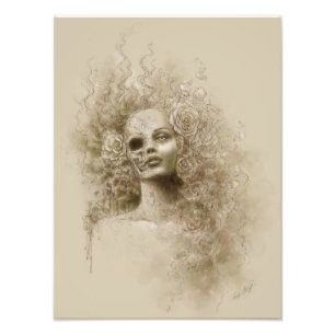 Vergessens Makabre Fantasy-Kunst-Fotodruck Fotodruck