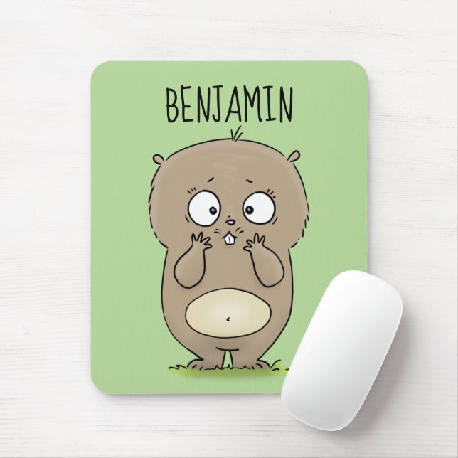 Vergesslicher, bezaubernder Hamster-Cartoon Mousepad (Mit Mouse)
