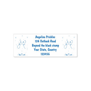 Vergesslicher, bezaubernder Hamster-Cartoon Permastempel