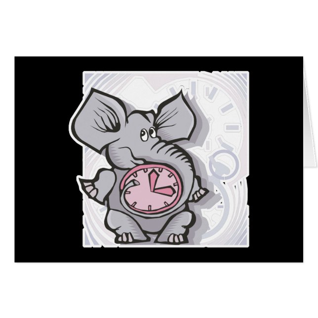 vergesslicher Elefant (Vorderseite (Horizontal))