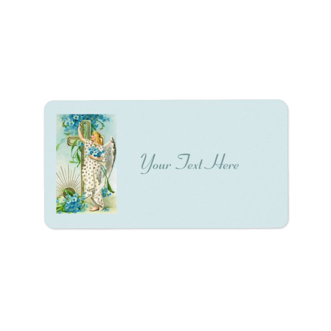 Vergesst mich lieber nicht Angel Adressaufkleber (Vorne)