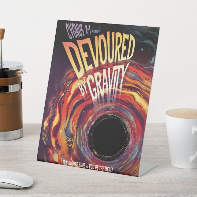 Vergeudet durch Gravity Halloween Hole Black Horro Sockelschild (In SItu)