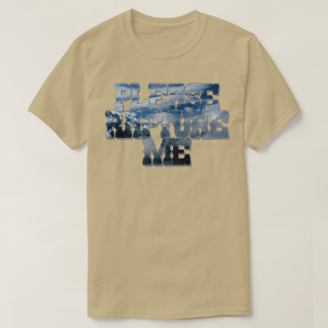 Vergewaltigung bitte T-Shirt (Design vorne)