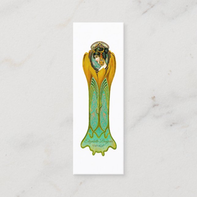 Vergewaltigung von Blume - Mini Visitenkarte (Vorderseite)