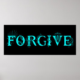 Vergib Kunst inspirierend Lotus moon spirituell Poster