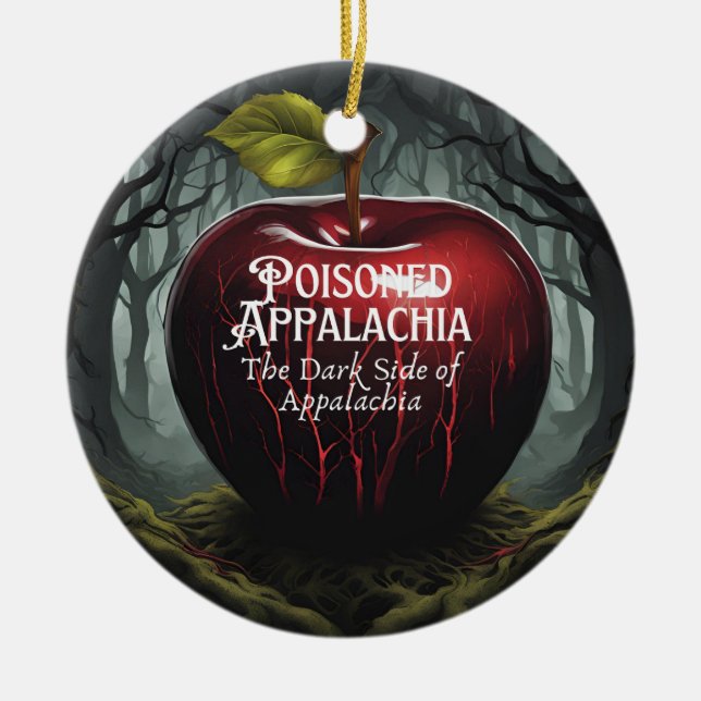 Vergiftete Appalachia-Verzierung Keramik Ornament (Vorne)