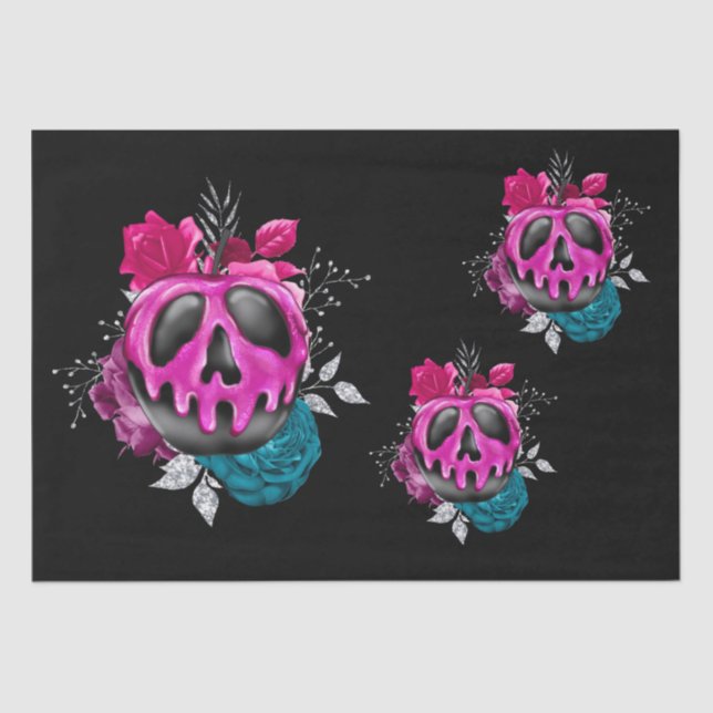 Vergifteter Bonbapfel mit entkundeter Blume Seidenpapier (Vorderseite)