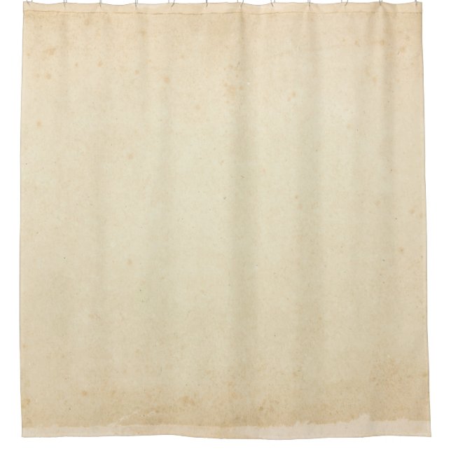 Vergilbte Papierstruktur Duschvorhang (Vorderseite)