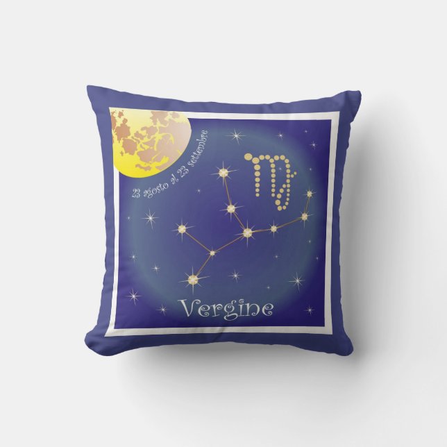 Vergine 23 agosto al 23 settembre Kissen (Vorderseite)