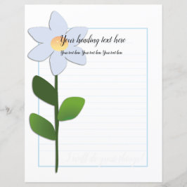 Vergiss, dass ich kein florales Schreibpapier habe