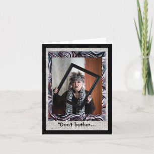 Vergiss, eine Meile in meinen Schuhen Grußkarte zu Karte