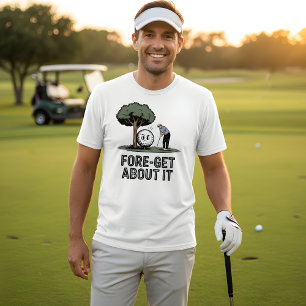 Vergiss Es – Lustiges Golfball-Design T-Shirt
